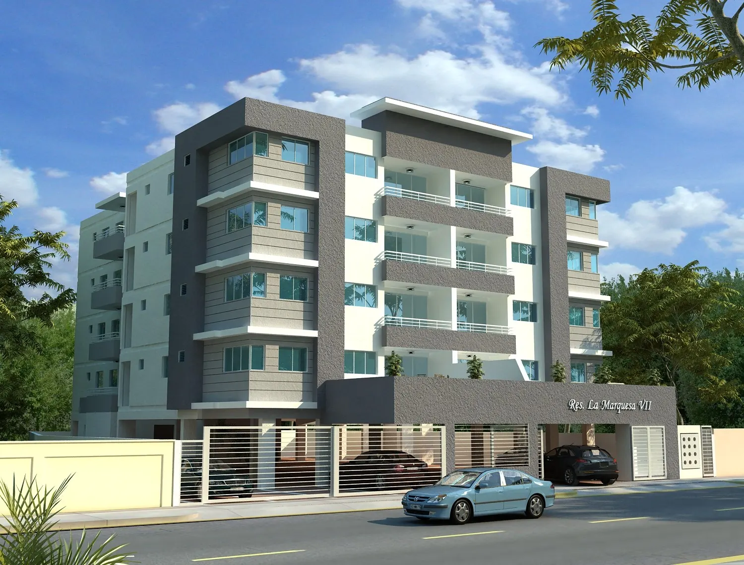 Render de Residencial La Marquesa VII: fachada