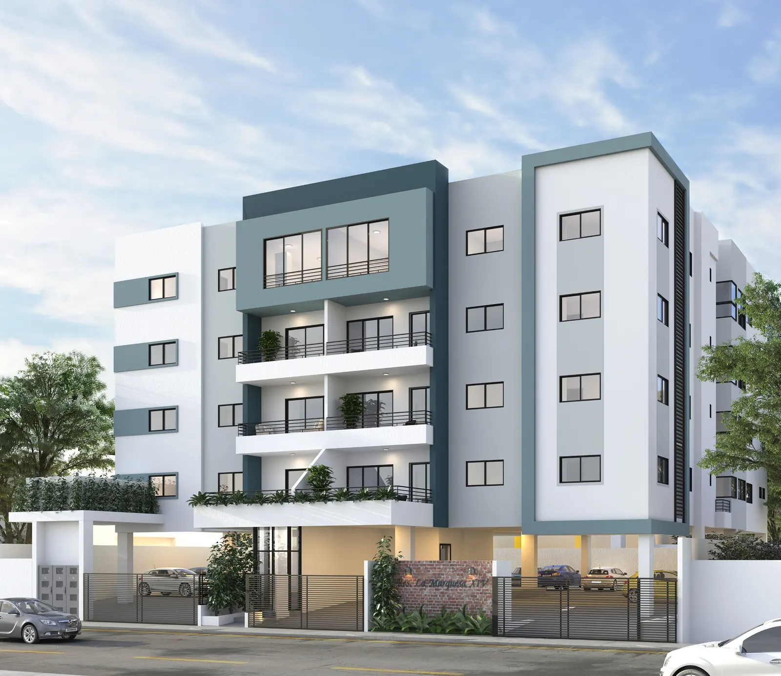 Render de Residencial La Marquesa XIV: fachada