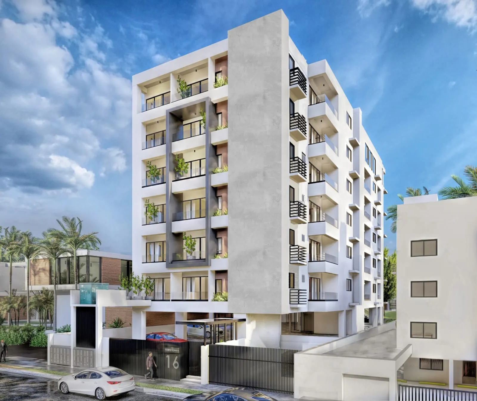 Render de Tempo Tower by La Marquesa: fachada