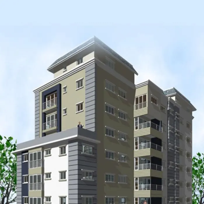 Render de Torre Bretón I: fachada