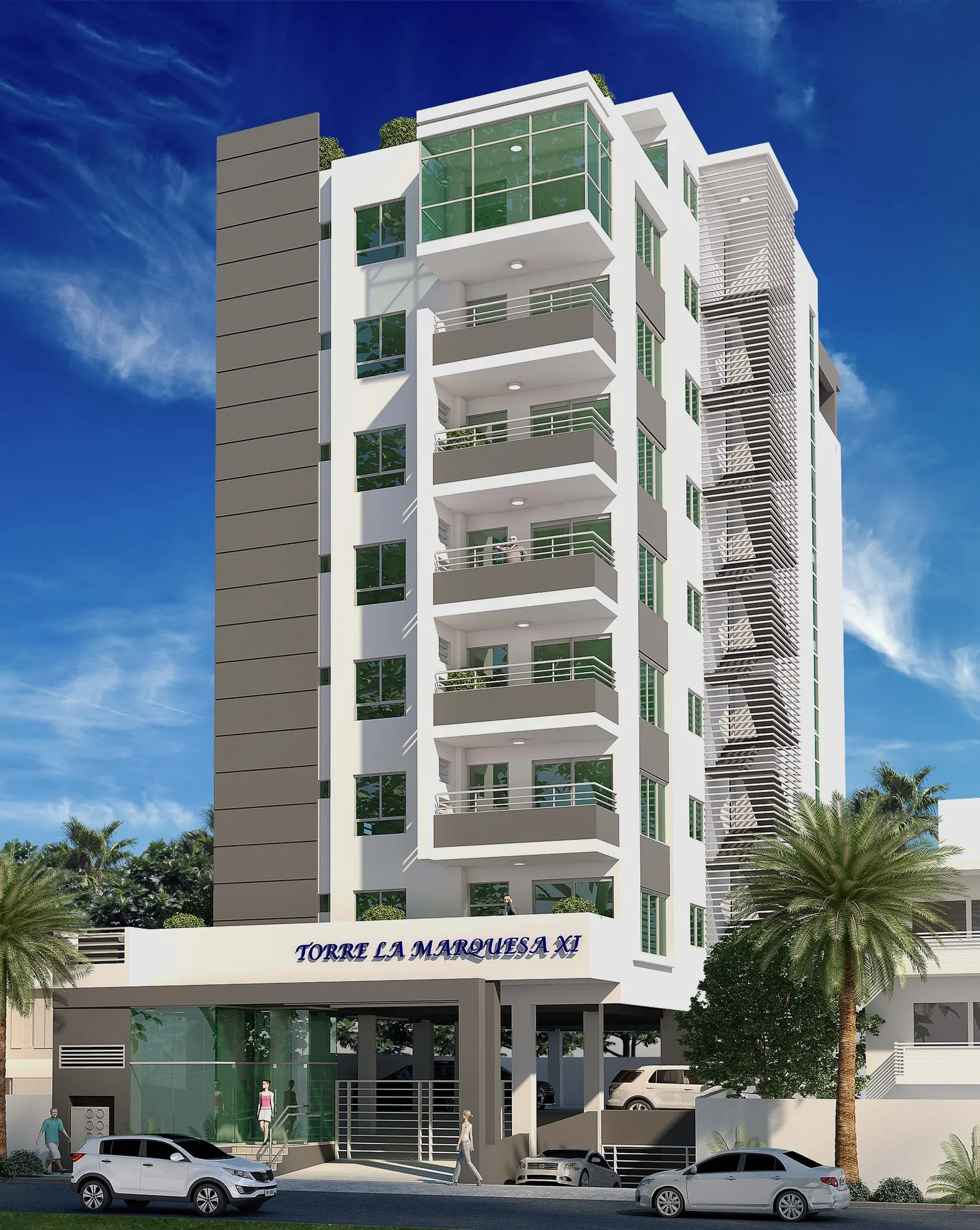 Render de Torre La Marquesa XI: fachada