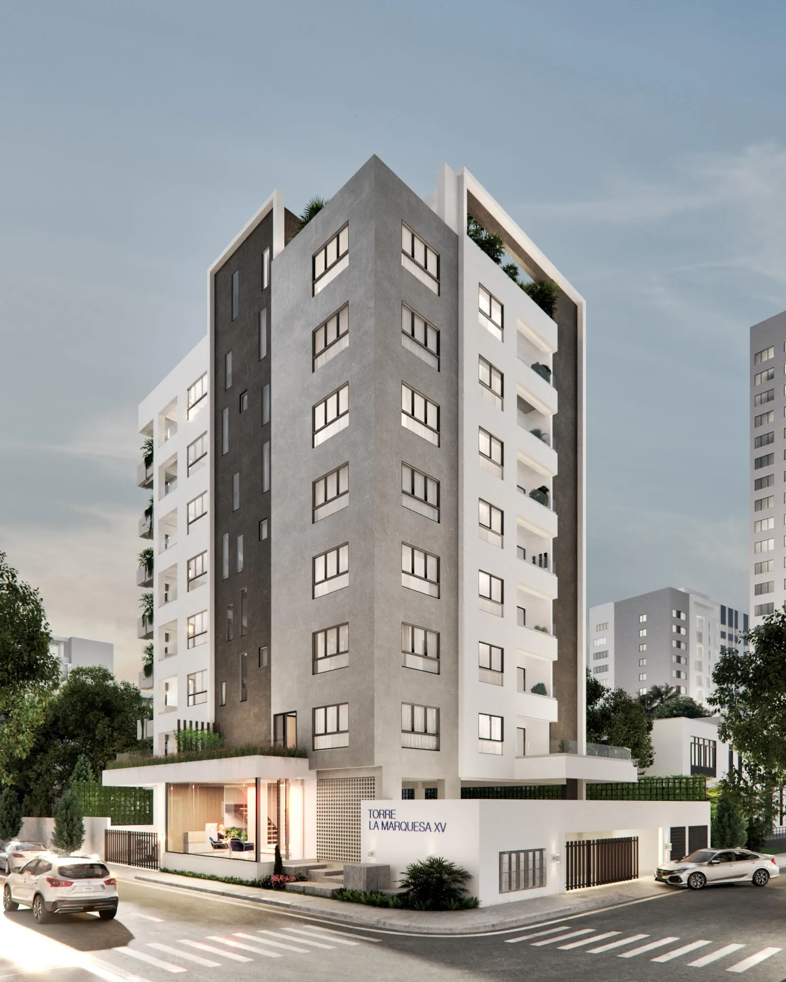 Render de Torre La Marquesa XV: fachada